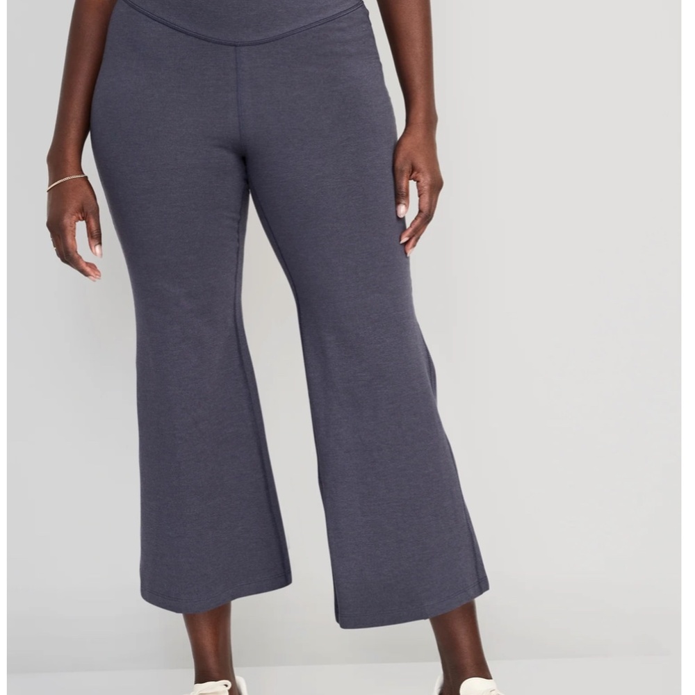 BRAND NEW Old Navy Extra High-Waisted PowerChill Cropped Wide-Leg Yoga Pants 4XL